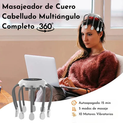 Masajeador craneal